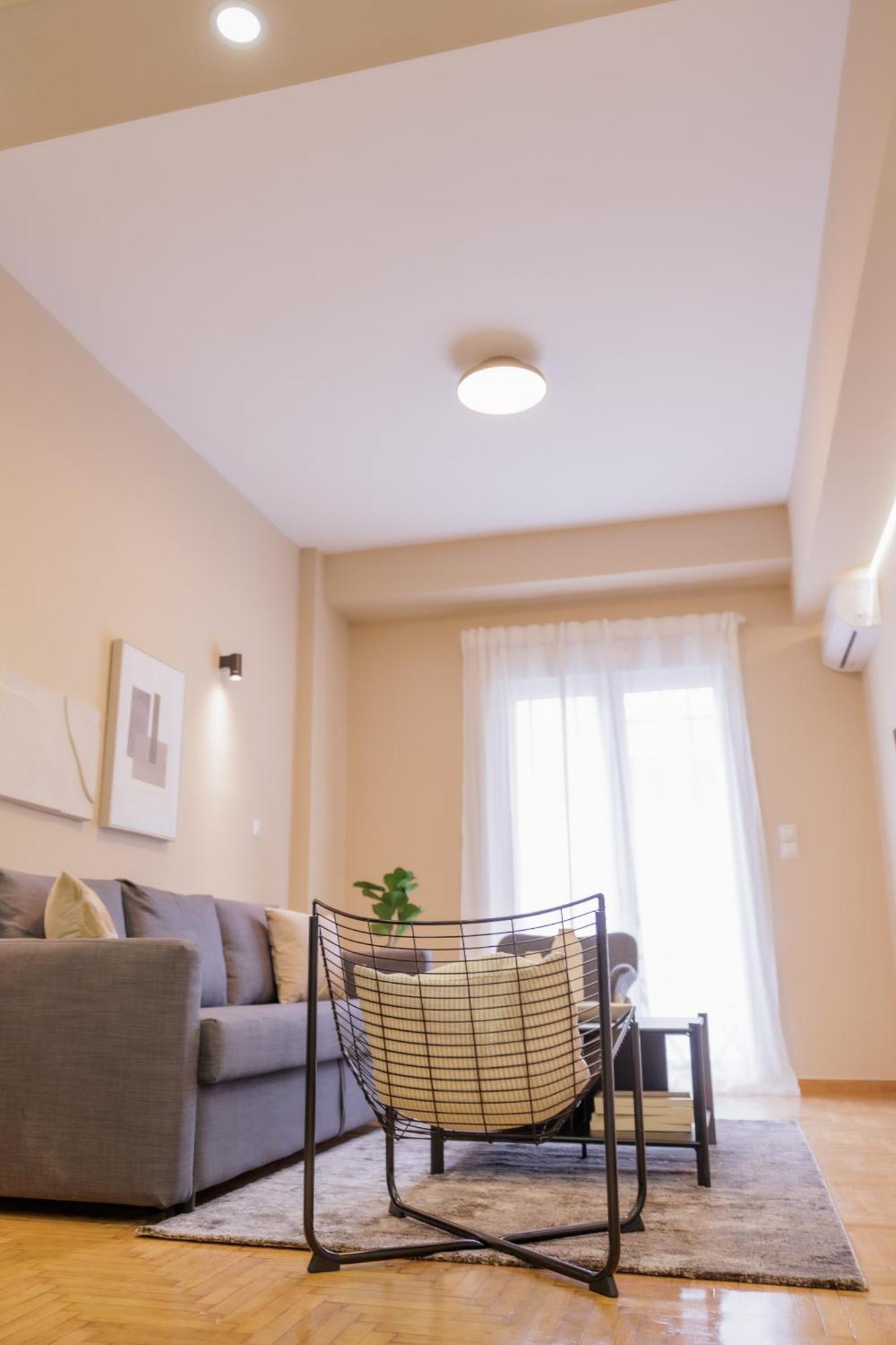 Modern 2Bdr Apt - 2' To Metro - Direct To Acropolis Atenas Exterior foto